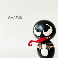 卯三郎のこけしMARVEL４種セットで♪ MARVEL こけし ヴェノム 【 卯三郎こけし 】 プレゼント ギフト