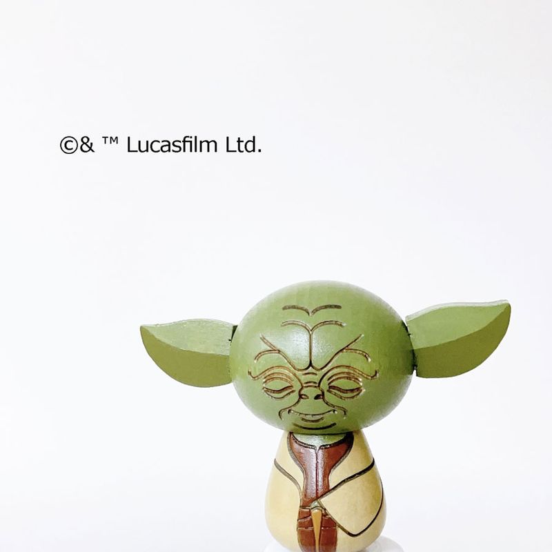 STAR WARS ヨーダ こけし 【 卯三郎こけし 】 スターウォーズ 