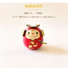 武者 くん 【 赤 】 太鼓 単品 五月人形 コンパクト おしゃれ モダン 鯉のぼり こいのぼり kokechi 端午の節句 [ 卯三郎の孫 ] 5月人形 武者人形 小さい ギフト こどもの日 初節句 お祝い おくりもの 子供の日 こどもの日 だるま 大当たり 伝統 模様 兜 カブト