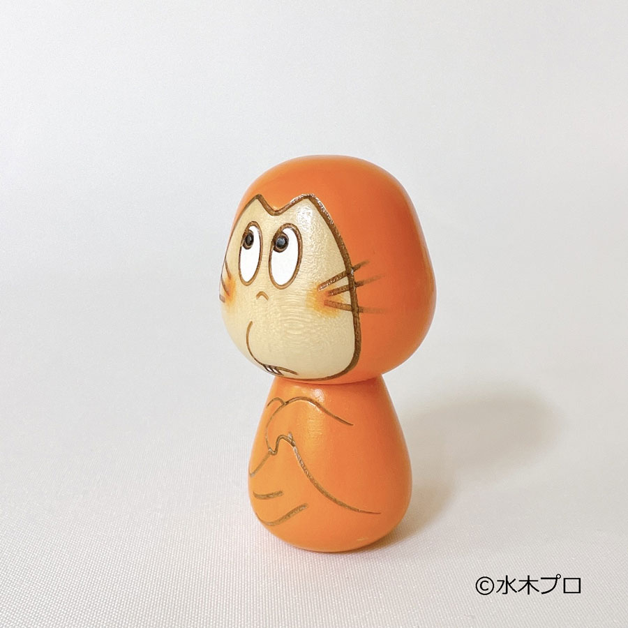 ねずみ男 こけし【キャラクターこけし】 プレゼント ギフト かわいい おうち時間 暮らし stayhome 癒し インテリア 木製 日本製 伝統工芸品 ねずみ 妖怪