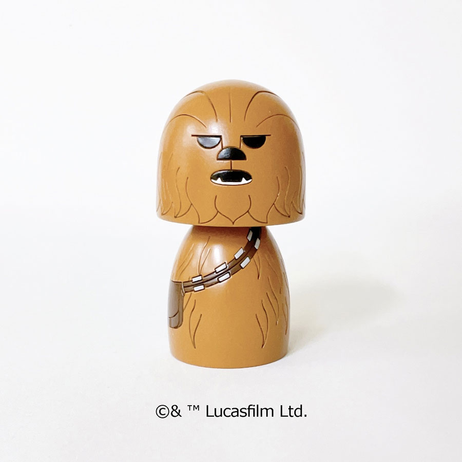 STAR WARS チューバッカ こけし 【 卯三郎こけし 】 スターウォーズ プレゼント ギフト かわいい おうち時間 暮らし stayhome 癒し インテリア 木製 日本製 伝統工芸品 父の日 贈り物 置物 グッズ スターウォーズ キャラクター ライトセイバー フィギュア ハン・ソロ