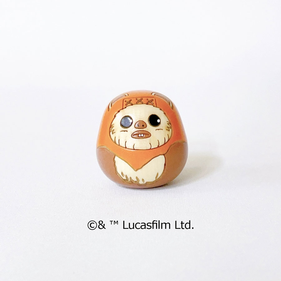 STAR WARS イウォーク こけし 【 卯三郎こけし 】 スターウォーズ プレゼント ギフト かわいい おうち時間 暮らし stayhome 癒し インテリア 木製 日本製 伝統工芸品 父の日 贈り物 置物 グッズ スターウォーズ キャラクター ライトセイバー フィギュア ハン・ソロ