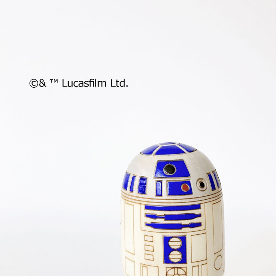 STAR WARS R2-D2 こけし 【 卯三郎こけし 】 スターウォーズ プレゼント ギフト かわいい おうち時間 暮らし stayhome 癒し インテリア 木製 日本製 伝統工芸品 父の日 贈り物 置物 グッズ スターウォーズ キャラクター ライトセイバー フィギュア ルーク