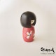 花は桜 こけし  【 卯三郎こけし 】 プレゼント ギフト かわいい おうち時間 暮らし stayhome 癒し インテリア 木製 日本製 伝統工芸 母の日 贈り物 置物 グッズ 手作り 雑貨 手創り ハンドメイド 手造り リボン  あじさい フィギュア お土産 民芸品 工芸 made in Japan