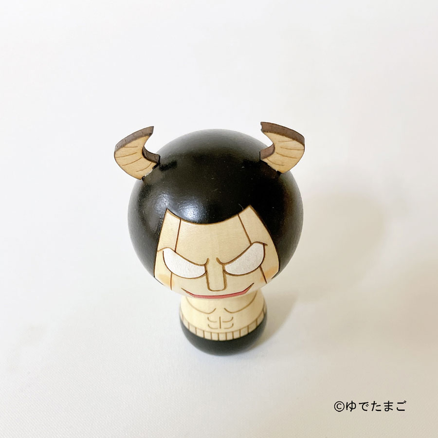 バッファローマン 【 こけし 】 プレゼント ギフト かわいい おうち時間 暮らし stayhome 癒し インテリア 木製 日本製 伝統工芸品 プロレス ゆでたまご 努力 友情 勝利 超人 父の日 贈り物 置物 グッズ