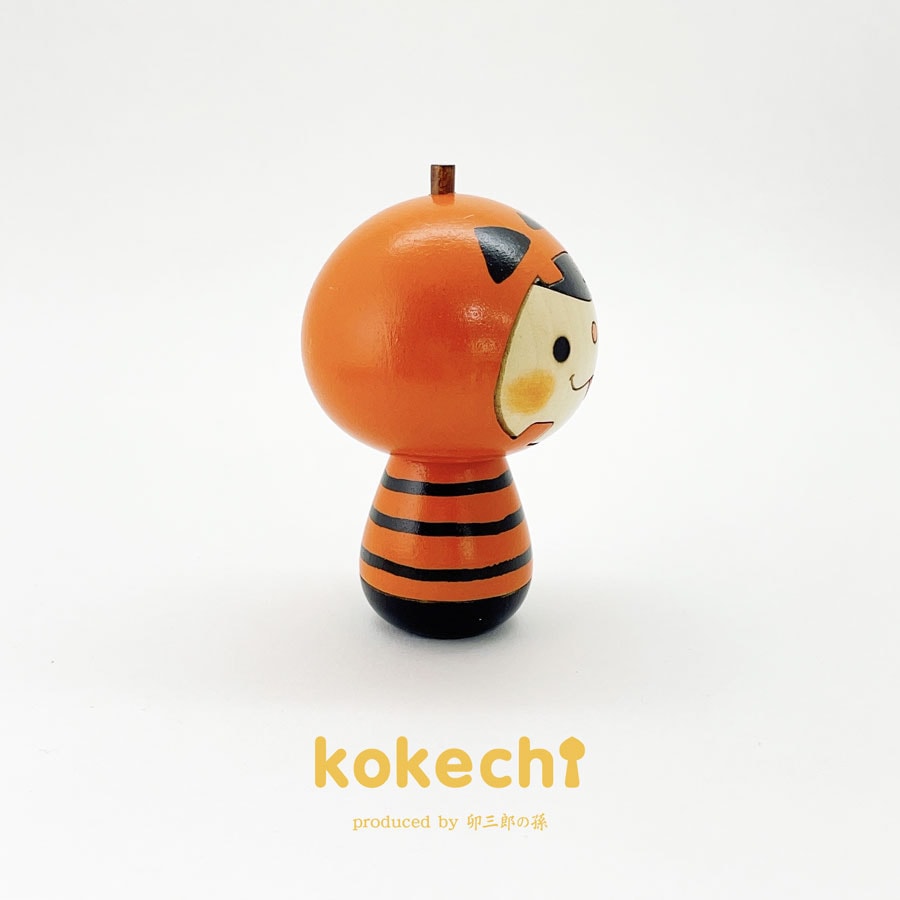 ハロウィン こけし 【 かぼちゃ 】 ジャック オウ ランターン オバケ お守り プレゼント ギフト かわいい おうち時間　願い　暮らし　stayhome　癒し インテリア 木製 日本製 伝統工芸品 置物 グッズ ハロウィーン カボチャ 悪魔 仮装 コスチューム コスプレ お祭り