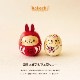 福うさぎダルマと豆セット 置物 うさぎ かわいい 正月飾り 兎 卯 開運 グッズ 玄関 縁起物 kokechi 干支こけし