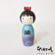 あじさい童 こけし  【 卯三郎こけし 】 プレゼント ギフト かわいい おうち時間 暮らし stayhome 癒し インテリア 木製 日本製 伝統工芸 母の日 贈り物 置物 グッズ 手作り 雑貨 手創り ハンドメイド 手造り リボン  あじさい フィギュア お土産 民芸品 工芸 made in Japan