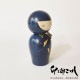 ニンジャ こけし  【 卯三郎こけし 】 プレゼント ギフト かわいい おうち時間 暮らし stayhome 癒し インテリア 木製 日本製 伝統工芸 父の日 贈り物 置物 グッズ 手作り 雑貨 手創り ハンドメイド 手造り 日本刀 忍者 侍 フィギュア お土産 民芸品 伝統 工芸