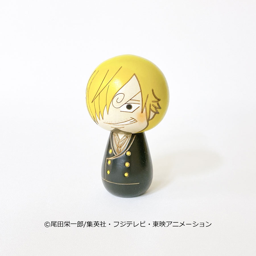 ワンピース こけし サンジ 【キャラクターこけし】 コック プレゼント