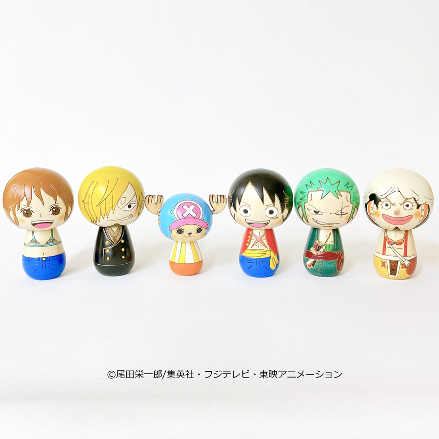 ワンピース こけし ウッソップ 【キャラクターこけし】 プレゼント ギフト かわいい おうち時間 暮らし stayhome 癒し インテリア 木製 日本製 伝統工芸品 海賊  ONE PIECE 少年ジャンプ　卯三郎こけし 雑貨 置物 グッズ コラボ　コラボレーション
