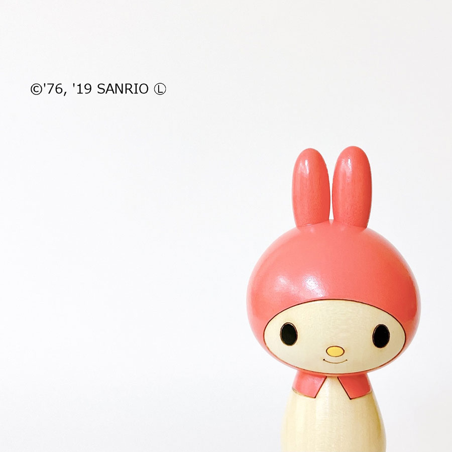 マイメロディ こけし キャラクター マイメロディ グッズ マイメロ プレゼント ギフト かわいい おうち時間 暮らし Stayhome 癒し インテリア 木製 日本製 伝統工芸品 キティちゃん サンリオ ウサギ リボン 卯三郎こけし 雑貨 置物 グッズ コラボ コラボレーション