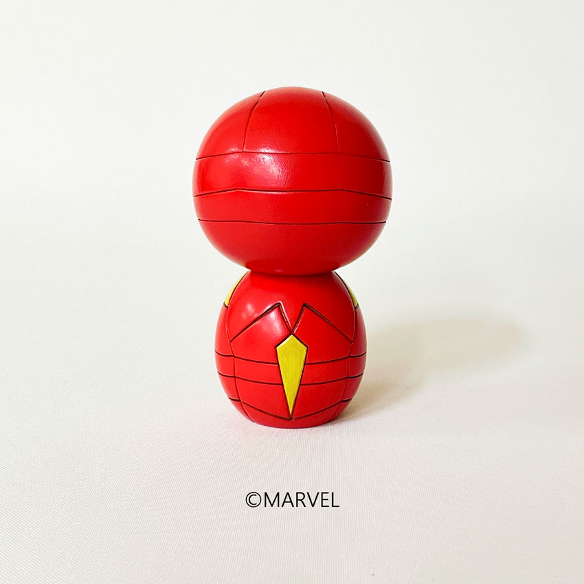 卯三郎のこけしMARVEL4種セットで♪ MARVEL こけし アイアンマン 【 卯三郎こけし 】 プレゼント