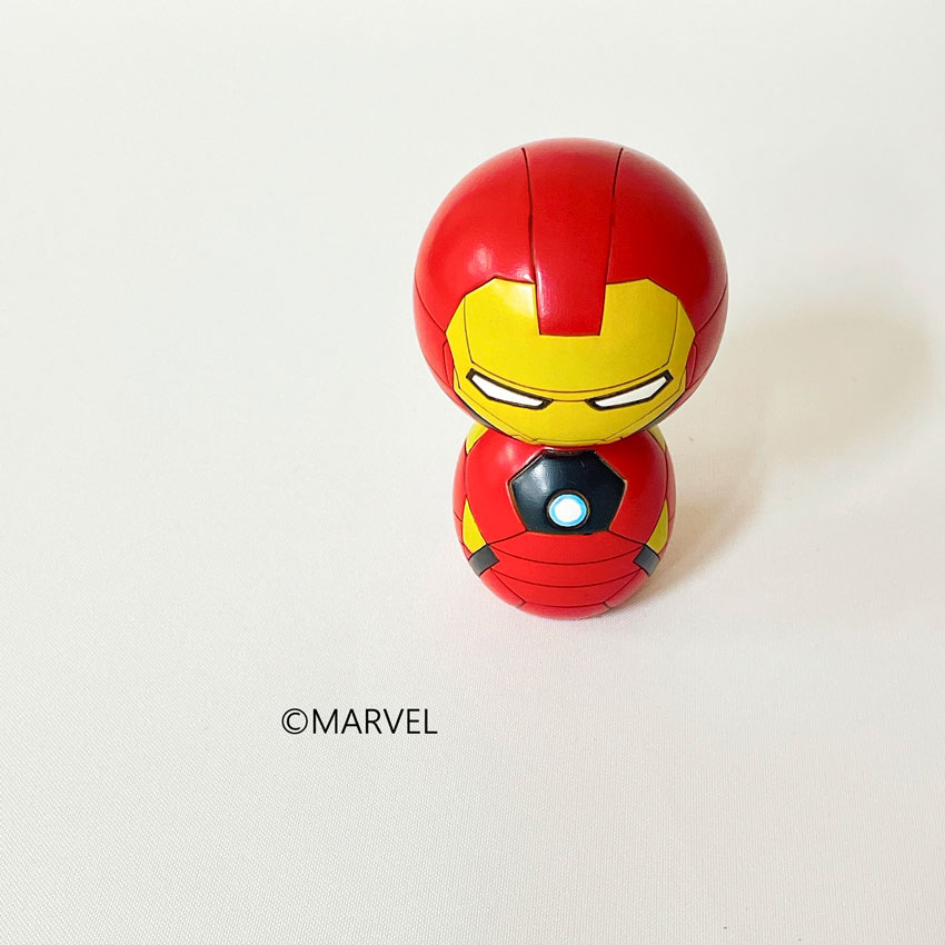 MARVEL こけし アイアンマン 【 卯三郎こけし 】 プレゼント ギフト かわいい おうち時間 暮らし stayhome 癒し インテリア 木製 日本製 伝統工芸品 父の日 贈り物 置物 グッズ 手作り 雑貨 手創り ハンドメイド 手造り マーベル 映画 コラボ アベンジャーズ フィギュア
