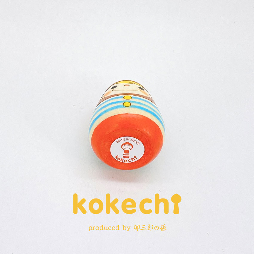 ずきん 君 【 印鑑 楊枝入れ 】 プレゼント ギフト かわいい おうち時間　願い　暮らし stayhome 癒し インテリア 木製 日本製 伝統工芸品　贈り物 置物 グッズ こけし ウッドバーニング こけし 北欧 木製品 雑貨 ずきん 子供 人形 マトリョ―シカ ボーダー