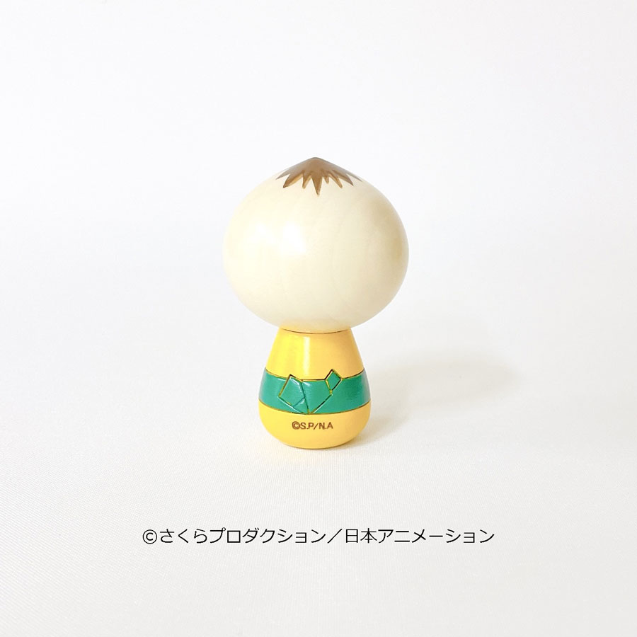 ちびまる子ちゃん こけし 永沢君 【キャラクターこけし】 玉ねぎ プレゼント ギフト かわいい おうち時間 暮らし stayhome 癒し インテリア 木製 日本製 伝統工芸品 着物 卯三郎こけし 雑貨 置物 グッズ コラボ　コラボレーション