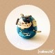ねこ 武者 【 富士 】 太鼓 単品 五月人形 コンパクト おしゃれ モダン 鯉のぼり こいのぼり kokechi 端午の節句 [ 卯三郎の孫 ] 5月人形 武者人形 小さい ギフト こどもの日 初節句 お祝い おくりもの 子供の日 こどもの日 富士山 猫 ネコ 大当たり 伝統 模様 兜 カブト