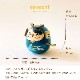 ねこ 武者 【 富士 】 太鼓 単品 五月人形 コンパクト おしゃれ モダン 鯉のぼり こいのぼり kokechi 端午の節句 [ 卯三郎の孫 ] 5月人形 武者人形 小さい ギフト こどもの日 初節句 お祝い おくりもの 子供の日 こどもの日 富士山 猫 ネコ 大当たり 伝統 模様 兜 カブト