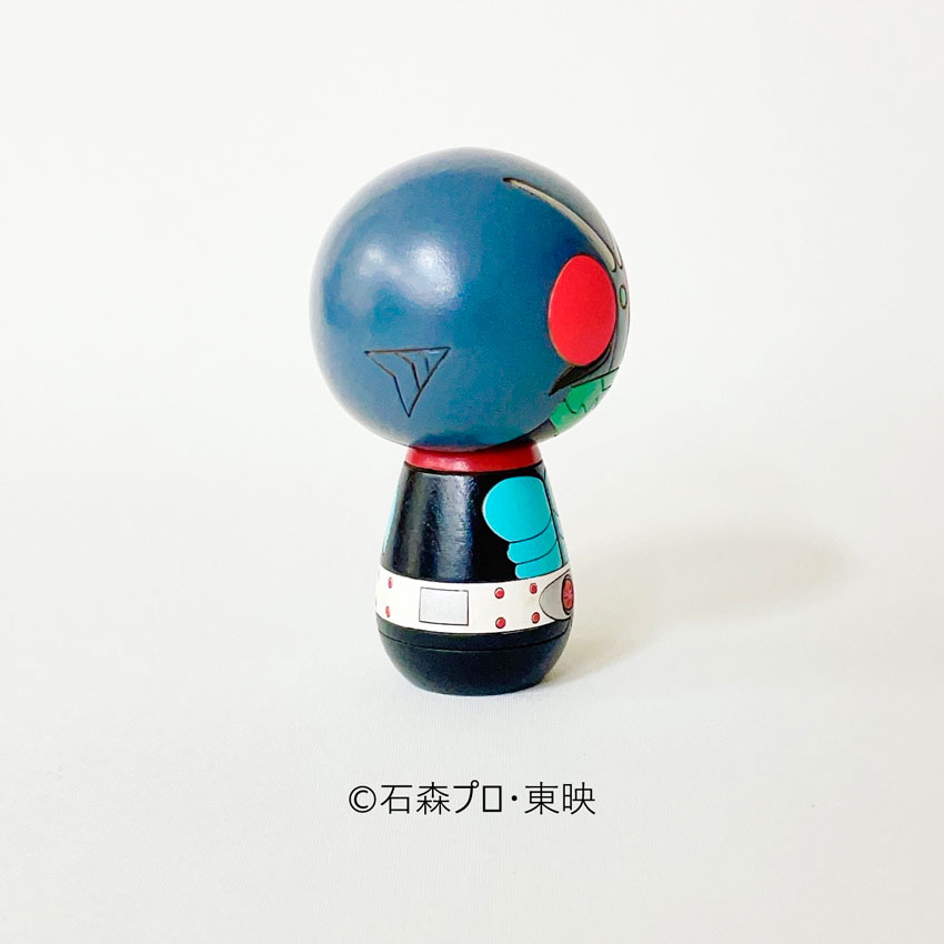 仮面ライダーこけし [旧1号] by 卯三郎こけし | 日本のキャラクター