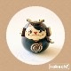 ねこ 武者 【 的矢 】 太鼓 単品 五月人形 コンパクト おしゃれ モダン 鯉のぼり こいのぼり kokechi 端午の節句 [ 卯三郎の孫 ] 5月人形 武者人形 小さい ギフト こどもの日 初節句 お祝い おくりもの 子供の日 こどもの日 猫 ネコ 大当たり 伝統 模様 兜 カブト