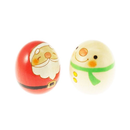 サンタ クリスマス 【 たまご こけし 】 プレゼント ギフト かわいい おうち時間　願い　暮らし stayhome 癒し インテリア 木製 日本製 伝統工芸品　贈り物 置物 グッズ こけし ウッドバーニング 卵 北欧 たまご型 雑貨 子供 Xmas メリークリスマス　サンタクロース