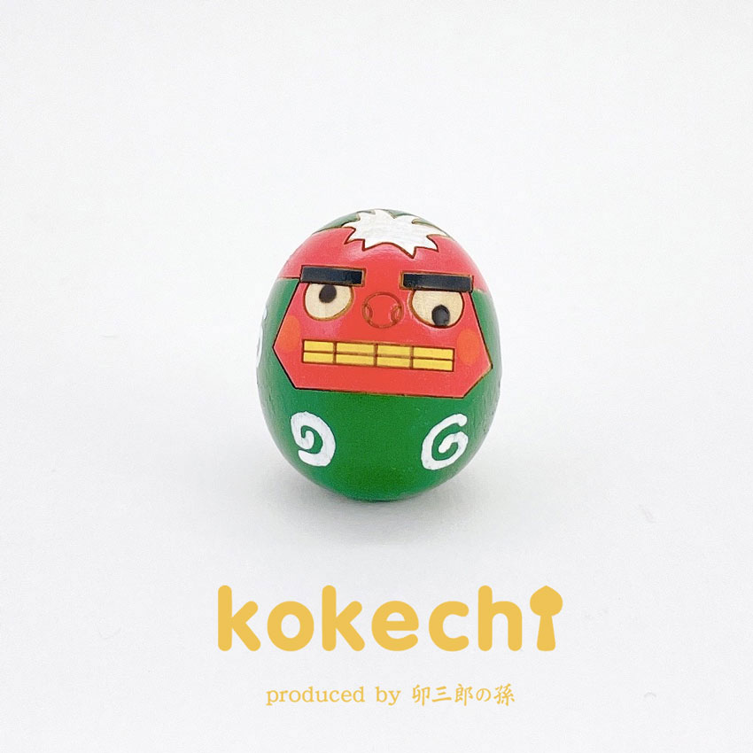 たまごこけし 【 獅子舞 】 お正月飾り 新年 病魔退散 お守り 疫病退散 プレゼント ギフト かわいい 　おうち時間　願い　暮らし　stayhome　癒し プレゼント ギフト インテリア 木製 縁起物 日本製　伝統工芸品