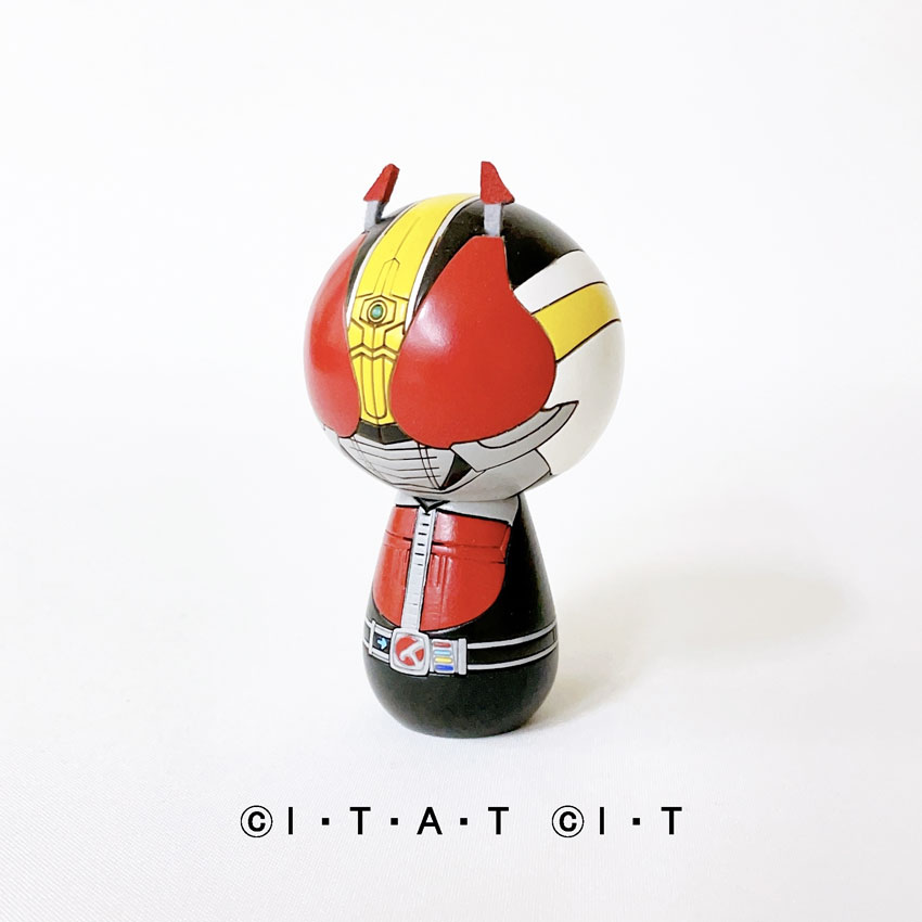 仮面ライダーこけし [電王] by 卯三郎こけし | 日本のキャラクター