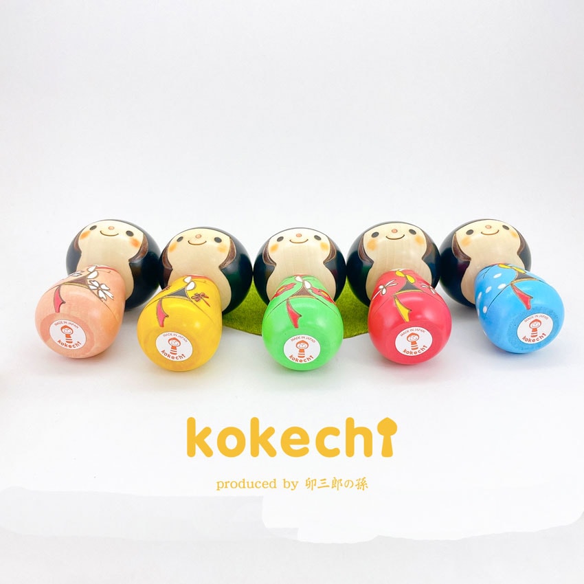 おかっぱさん 桜 【 こけし ピンク 】 プレゼント ギフト かわいい おうち時間　願い　暮らし stayhome 癒し インテリア 木製 日本製 伝統工芸品　贈り物 置物 グッズ こけし サクラ プチギフト 手創り 雑貨 着物 和柄 人形 ハンドメイド 手作り JAPAN 伝統こけし