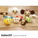 チェブラーシカこけし・茶 by kokechi【ロシア　絵本 母の日 プレゼント ギフト かわいい おうち時間 暮らし stayhome 癒し インテリア 木製 日本製 伝統工芸品】
