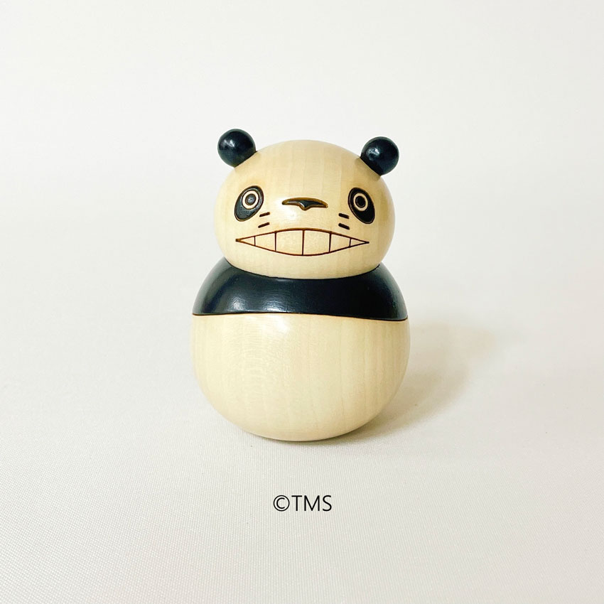 パンダコパンダ こけし パパンダ 【 卯三郎こけし 】 プレゼント ギフト 雑貨 おうち時間 暮らし stayhome 癒し インテリア 木製 日本製 伝統工芸品 父の日 贈り物 置物 グッズ 手作り 雑貨 手創り ハンドメイド 手造り 高畑勲 宮崎駿 映画 コラボ パンダ ジブリ
