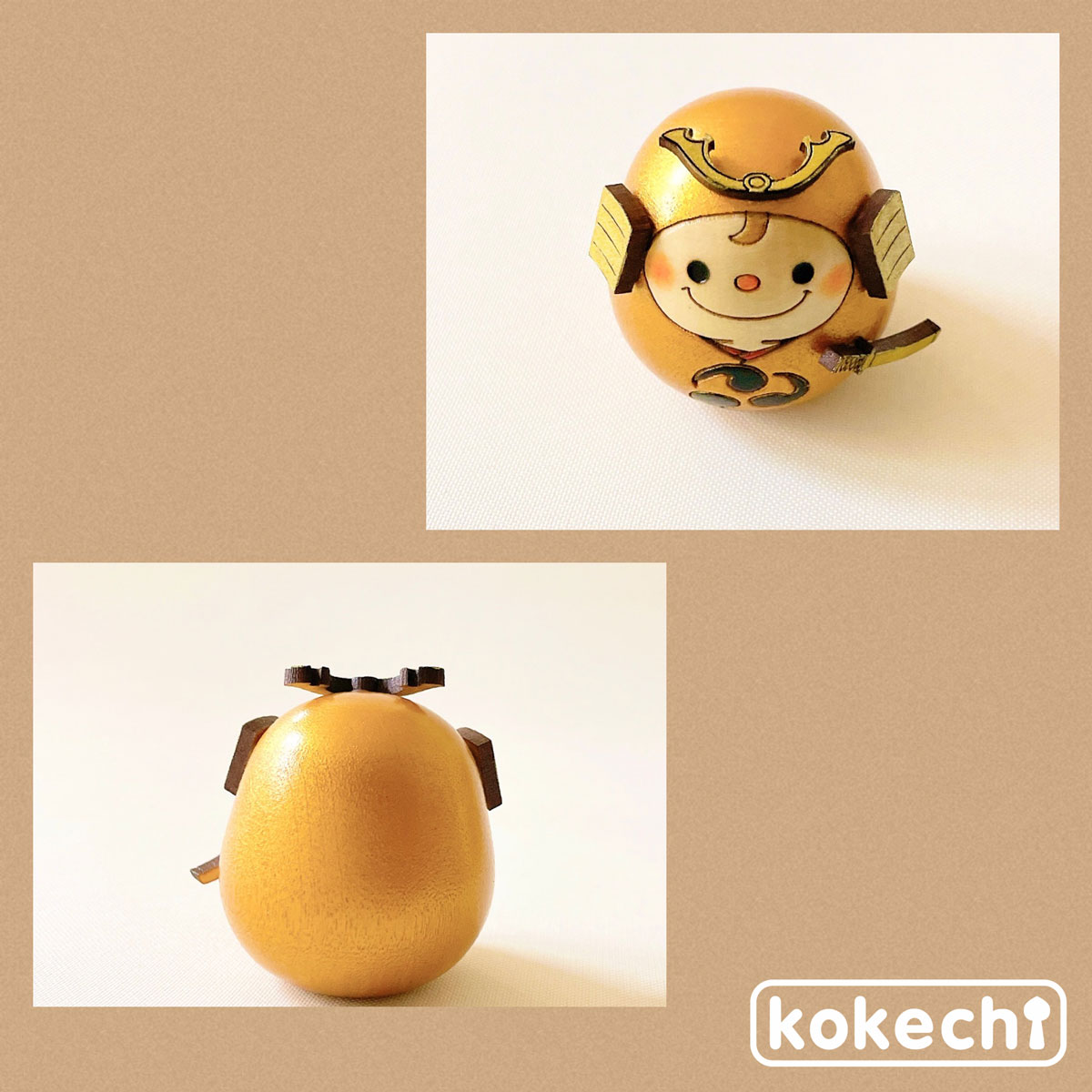 武者 くん 【 金 】 太鼓 ちりめん 鯉のぼり セット 五月人形 コンパクト おしゃれ モダン こいのぼり kokechi 端午の節句 [ 卯三郎の孫 ] 5月人形 武者人形 小さい ギフト こどもの日 初節句 お祝い おくりもの 子供の日 柏餅 こどもの日 猫 ネコ 大当たり 伝統 模様