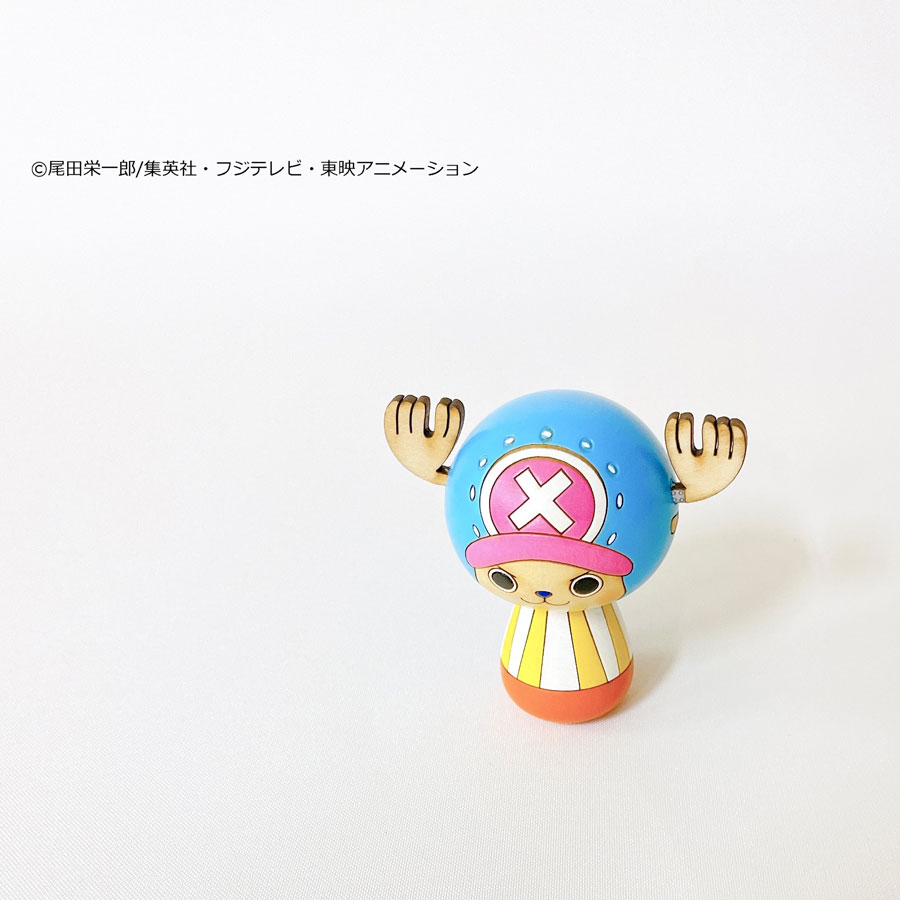 ワンピースこけし [チョッパー] by 卯三郎こけし | 日本のキャラクター