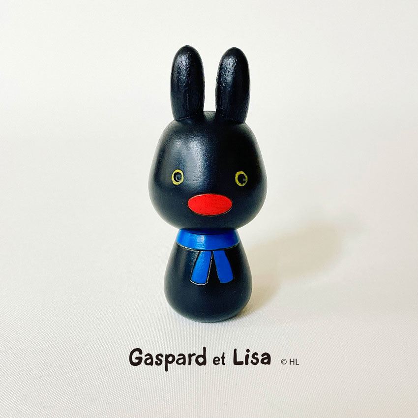 リサとガスパール こけし ガスパール 【 卯三郎こけし 】 プレゼント