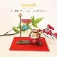 ねこ 武者 【 桜 】 ちりめん 鯉のぼり セット 五月人形 コンパクト おしゃれ モダン こいのぼり kokechi 端午の節句 [ 卯三郎の孫 ] 5月人形 武者人形 小さい ギフト こどもの日 初節句 お祝い おくりもの 子供の日 柏餅 こどもの日 猫 ネコ 大当たり 伝統 模様 兜 カブト