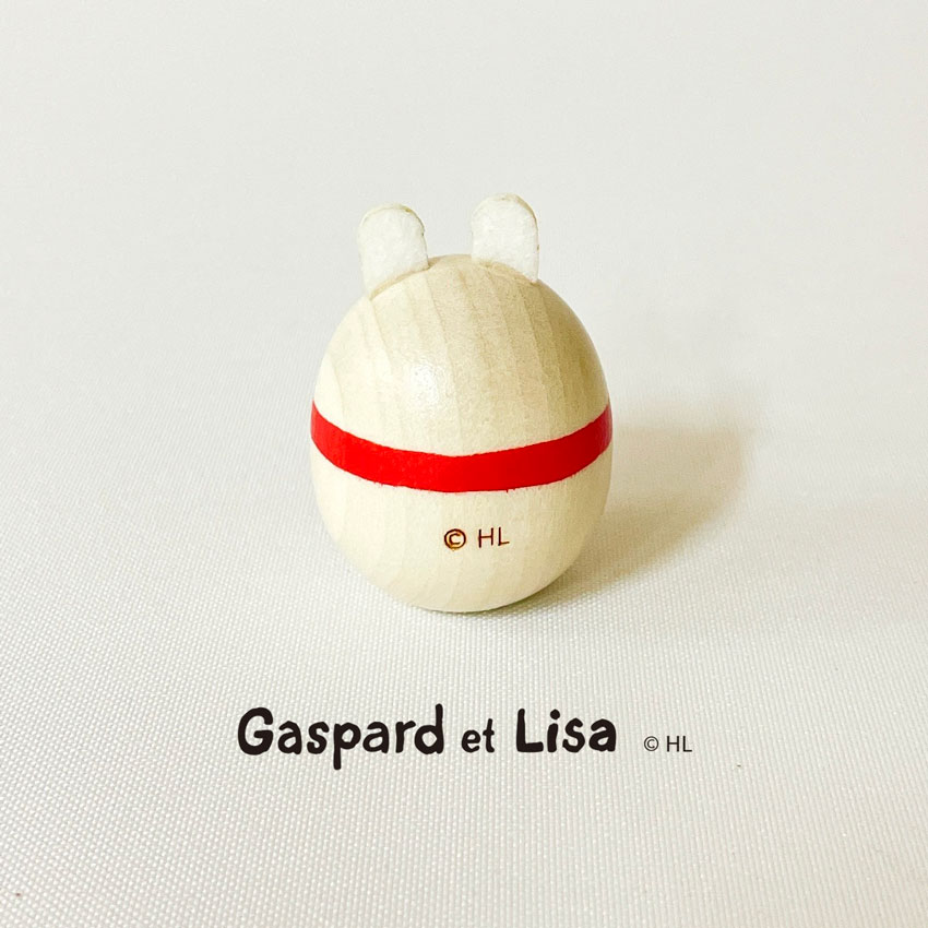 リサとガスパール こけし リサ たまご型 【 卯三郎こけし