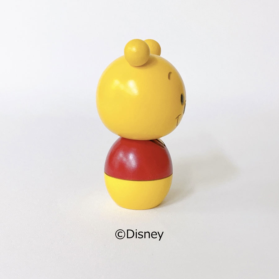 プーさん こけし【 卯三郎こけし 】 くま Disney 母の日 プレゼント ギフト かわいい おうち時間 暮らし　クマのぷーさん stayhome 癒し インテリア 木製 日本製 伝統工芸品 クマ 卯三郎こけし 雑貨 置物 グッズ コラボ　コラボレーション ディズニー