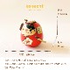 ねこ 武者 【 梅 】  単品 五月人形 コンパクト おしゃれ モダン 鯉のぼり こいのぼり kokechi 端午の節句 [ 卯三郎の孫 ] 5月人形 武者人形 小さい ギフト こどもの日 初節句 お祝い おくりもの 子供の日 こどもの日 猫 ネコ 大当たり 伝統 模様 兜 カブト
