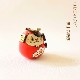 ねこ 武者 【 梅 】  単品 五月人形 コンパクト おしゃれ モダン 鯉のぼり こいのぼり kokechi 端午の節句 [ 卯三郎の孫 ] 5月人形 武者人形 小さい ギフト こどもの日 初節句 お祝い おくりもの 子供の日 こどもの日 猫 ネコ 大当たり 伝統 模様 兜 カブト