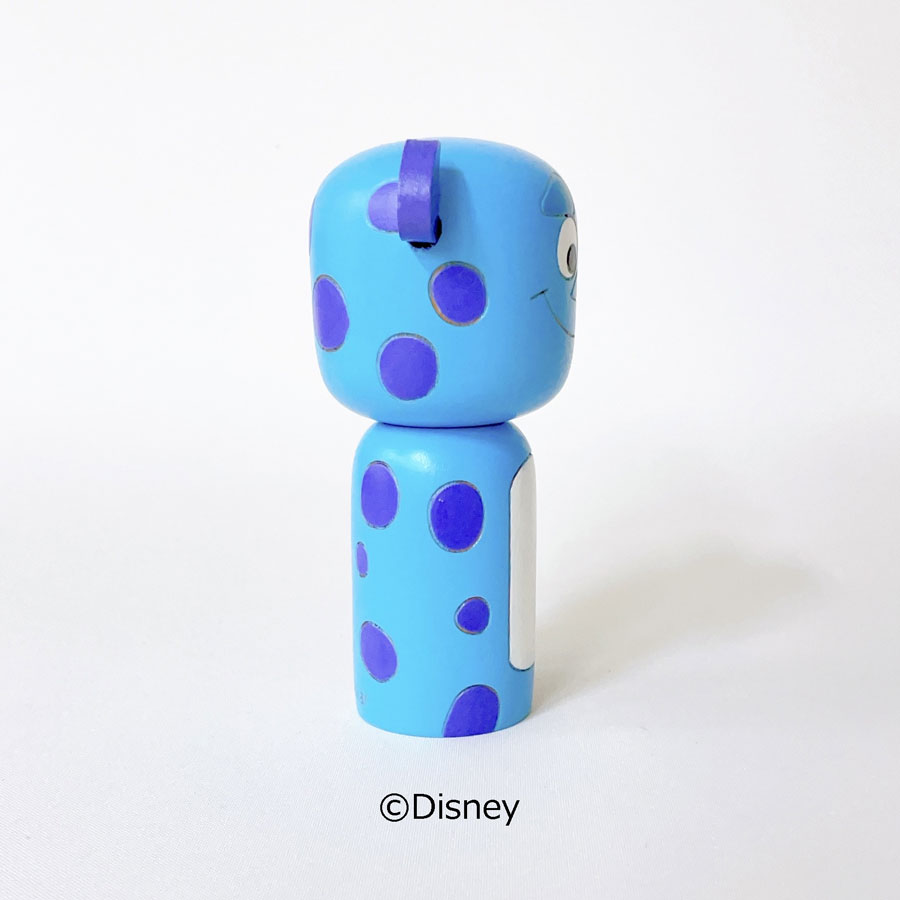 サリー こけし【 卯三郎こけし 】 モンスターズ・インク Disney 映画 プレゼント ギフト かわいい おうち時間 暮らし　クマのぷーさん 癒し インテリア 木製 日本製 伝統工芸品 モンスター 怪物 サリバン 卯三郎こけし 雑貨 置物 グッズ コラボ コラボレーション ディズニー