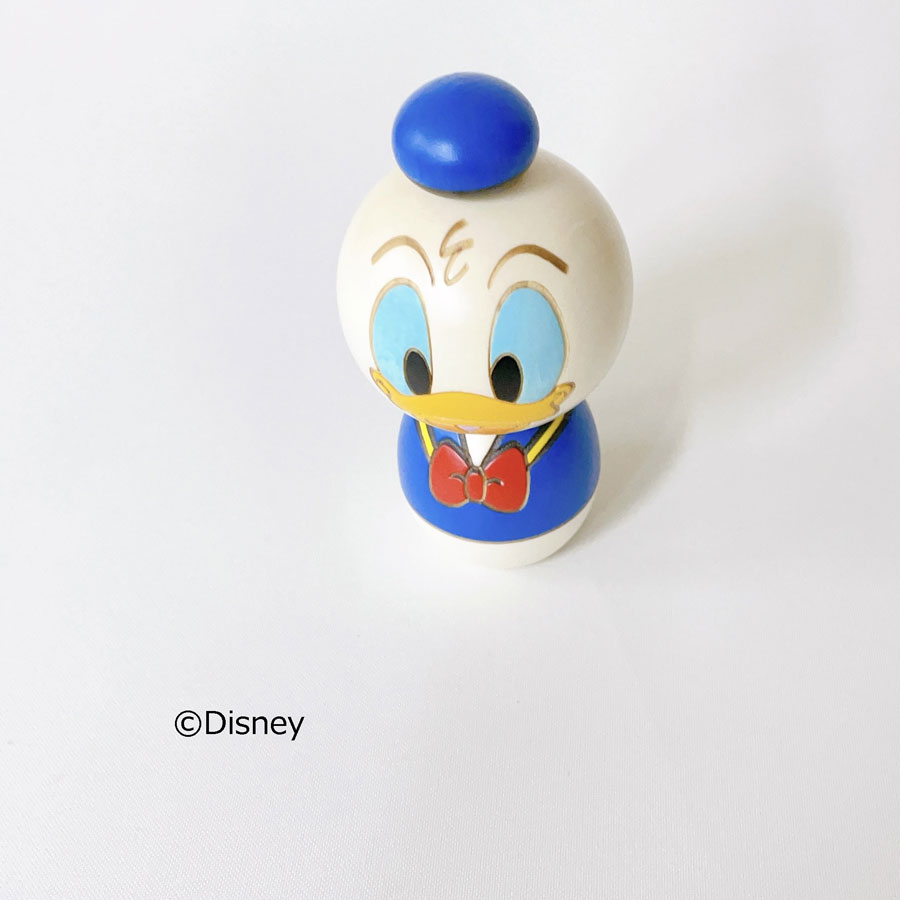 ドナルドダック こけし【 卯三郎こけし 】 ドナルド ダック Disney 映画 プレゼント ギフト かわいい おうち時間 暮らし stayhome 癒し インテリア 木製 日本製 伝統工芸品 アヒル 卯三郎こけし 雑貨 置物 グッズ コラボ　コラボレーション ディズニー