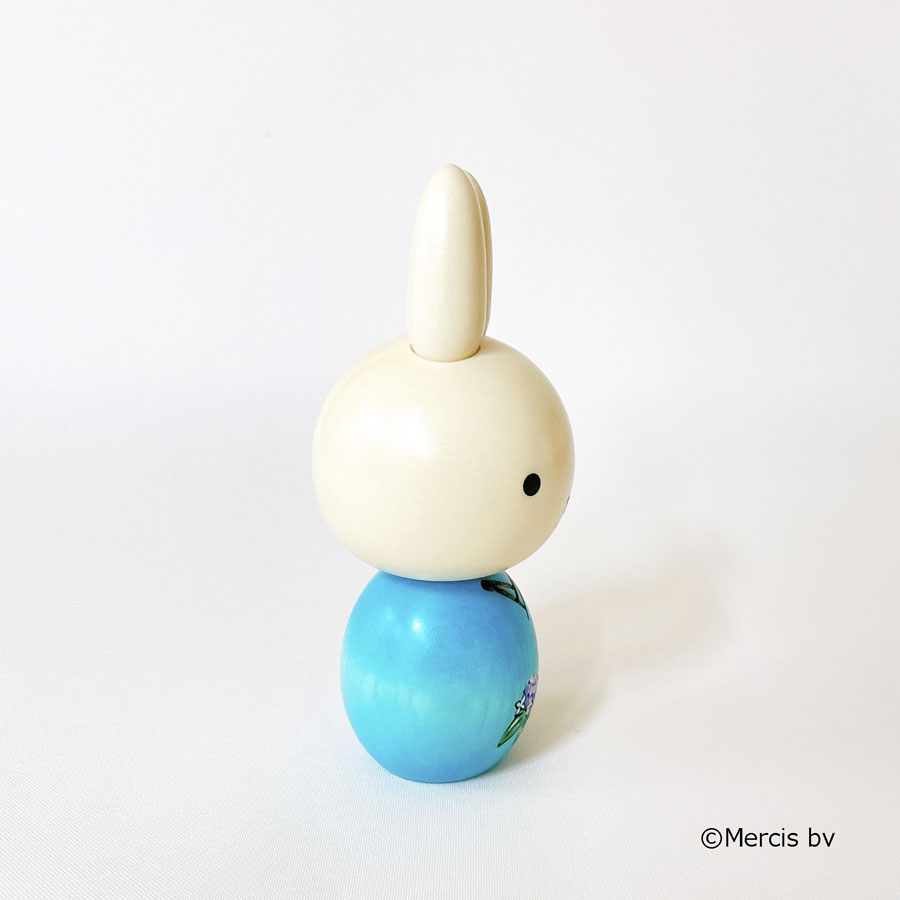 ミッフィー こけし 【 あじさい 】 miffy ディック・ブルーナ　絵本 うさこちゃん ウサギ 贈り物 着物 和装 和服 和雑貨 母の日 プレゼント ギフト かわいい おうち時間 暮らし stayhome 癒し インテリア 木製 日本製 伝統工芸品 卯三郎こけし 雑貨 置物 グッズ コラボ