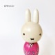 ミッフィー こけし 【 ラベンダー 】 miffy ディック・ブルーナ　絵本 うさこちゃん ウサギ 贈り物 着物 和装 和服 和雑貨 母の日 プレゼント ギフト かわいい おうち時間 暮らし stayhome 癒し インテリア 木製 日本製 伝統工芸品 卯三郎こけし 雑貨 置物 グッズ コラボ