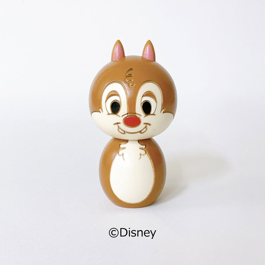 デール こけし【 卯三郎こけし 】 リス Disney 映画 プレゼント