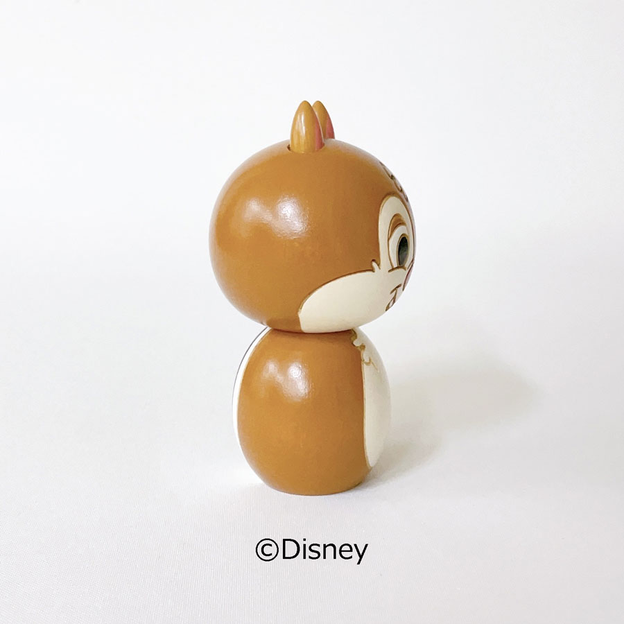 デール こけし【 卯三郎こけし 】 リス Disney 映画 プレゼント ギフト かわいい おうち時間 暮らし stayhome 癒し インテリア 木製 日本製 伝統工芸品 卯三郎こけし 雑貨 置物 グッズ コラボ　コラボレーション ディズニー