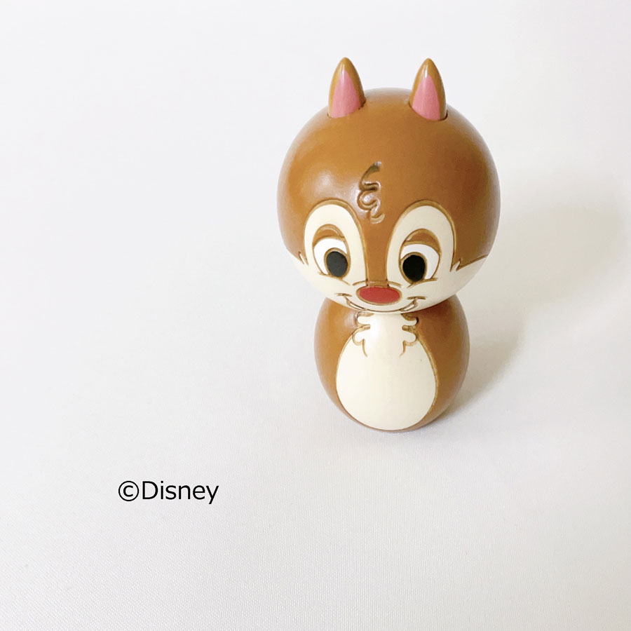 デール こけし【 卯三郎こけし 】 リス Disney 映画 プレゼント ギフト かわいい おうち時間 暮らし stayhome 癒し インテリア 木製 日本製 伝統工芸品 卯三郎こけし 雑貨 置物 グッズ コラボ　コラボレーション ディズニー