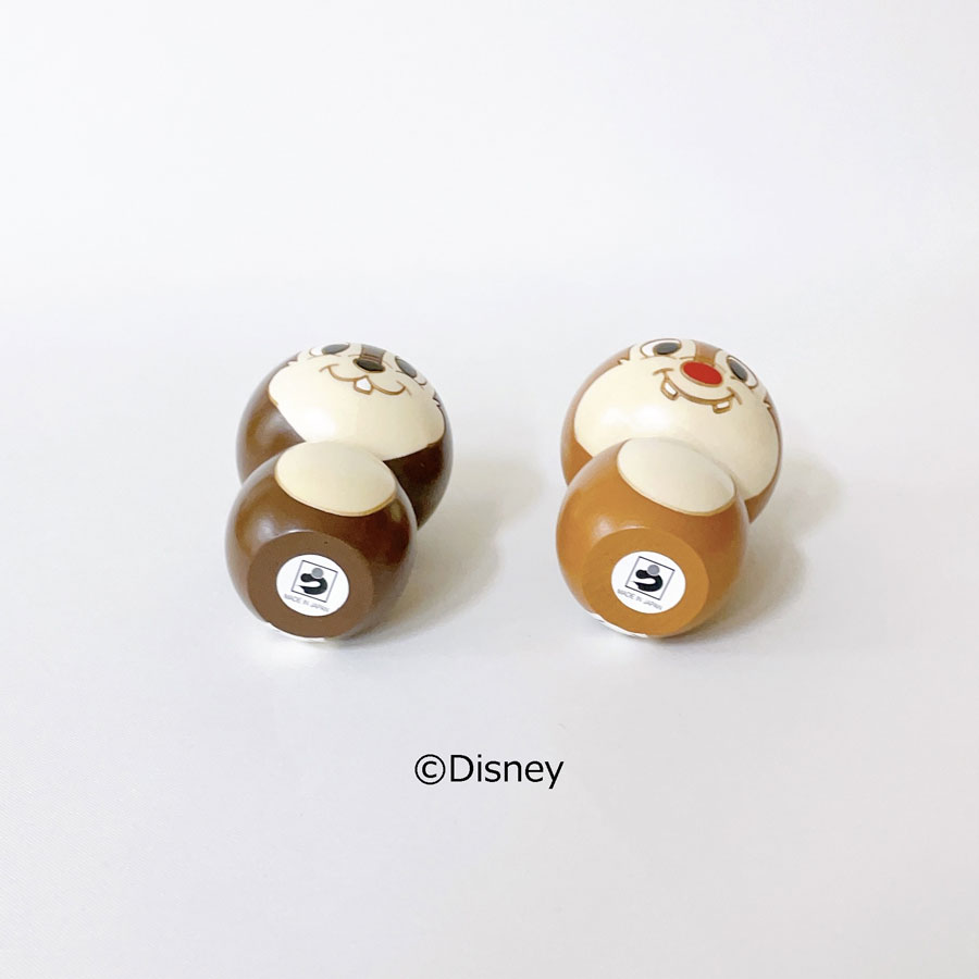 チップ・デール こけしセット 箱付き　卯三郎　ディズニー デール こけし【 卯三郎こけし 】 リス Disney 映画 プレゼント