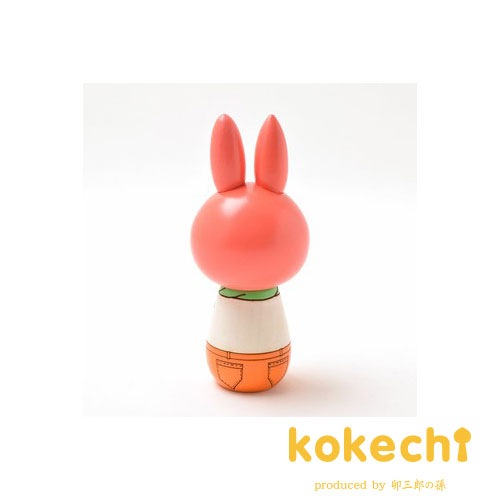 母の日　カーネーション　お気に入り ～ 【 うさぎ 】 プレゼント ギフト かわいい おうち時間　願い　暮らし stayhome 癒し インテリア 木製 日本製 伝統工芸品　贈り物 置物 グッズ こけし 北欧 クマ デニム マフラー スカーフ ずきん