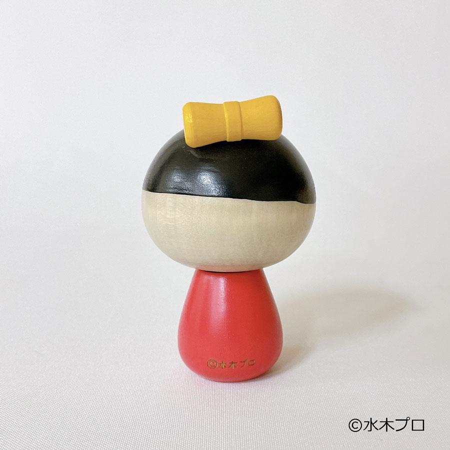 ねこ娘 こけし【キャラクターこけし】 プレゼント ギフト かわいい おうち時間 暮らし stayhome 癒し インテリア 木製 日本製 伝統工芸品 猫 ネコ 妖怪 リボン