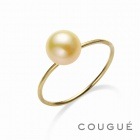 18金 　自由が丘シリーズ リング　パール1珠　ゴールド