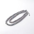 Claudette(クローデット)　淡水パールグレーバロック・ロングネックレス